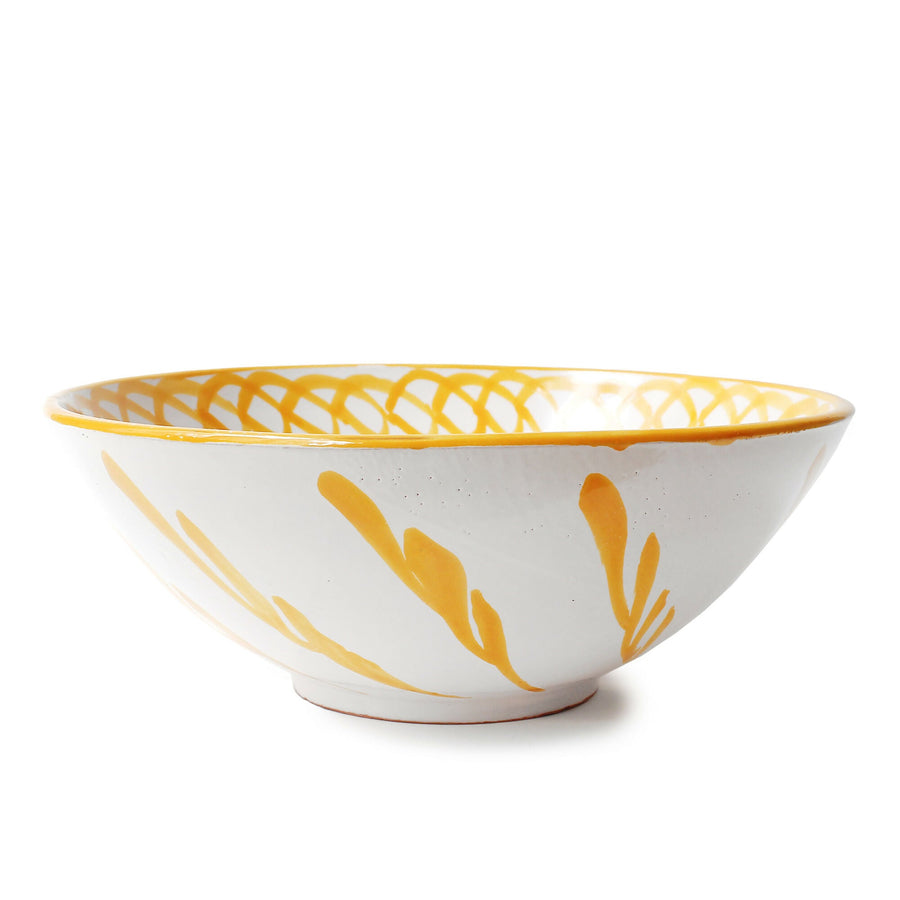 Yellow Lebrillo Serving Bowl