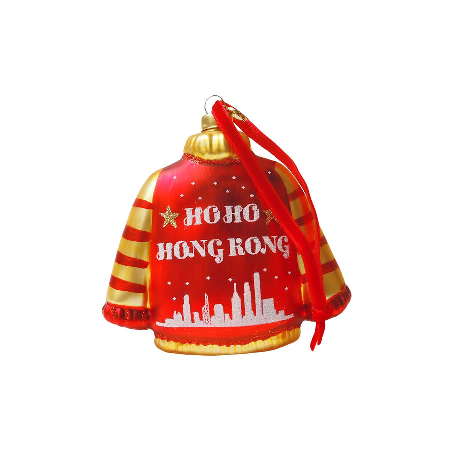 Christmas Jumper - Glass Ornament