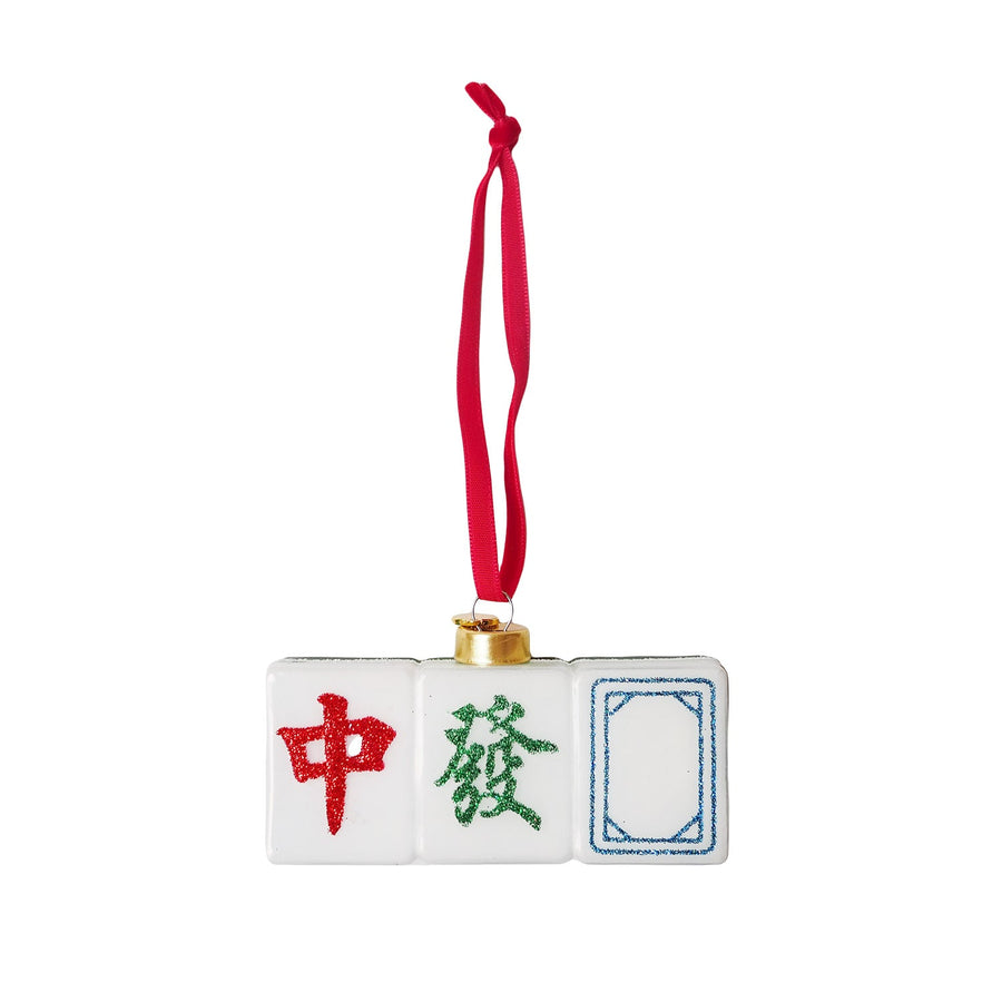 Mahjong - Glass Ornament