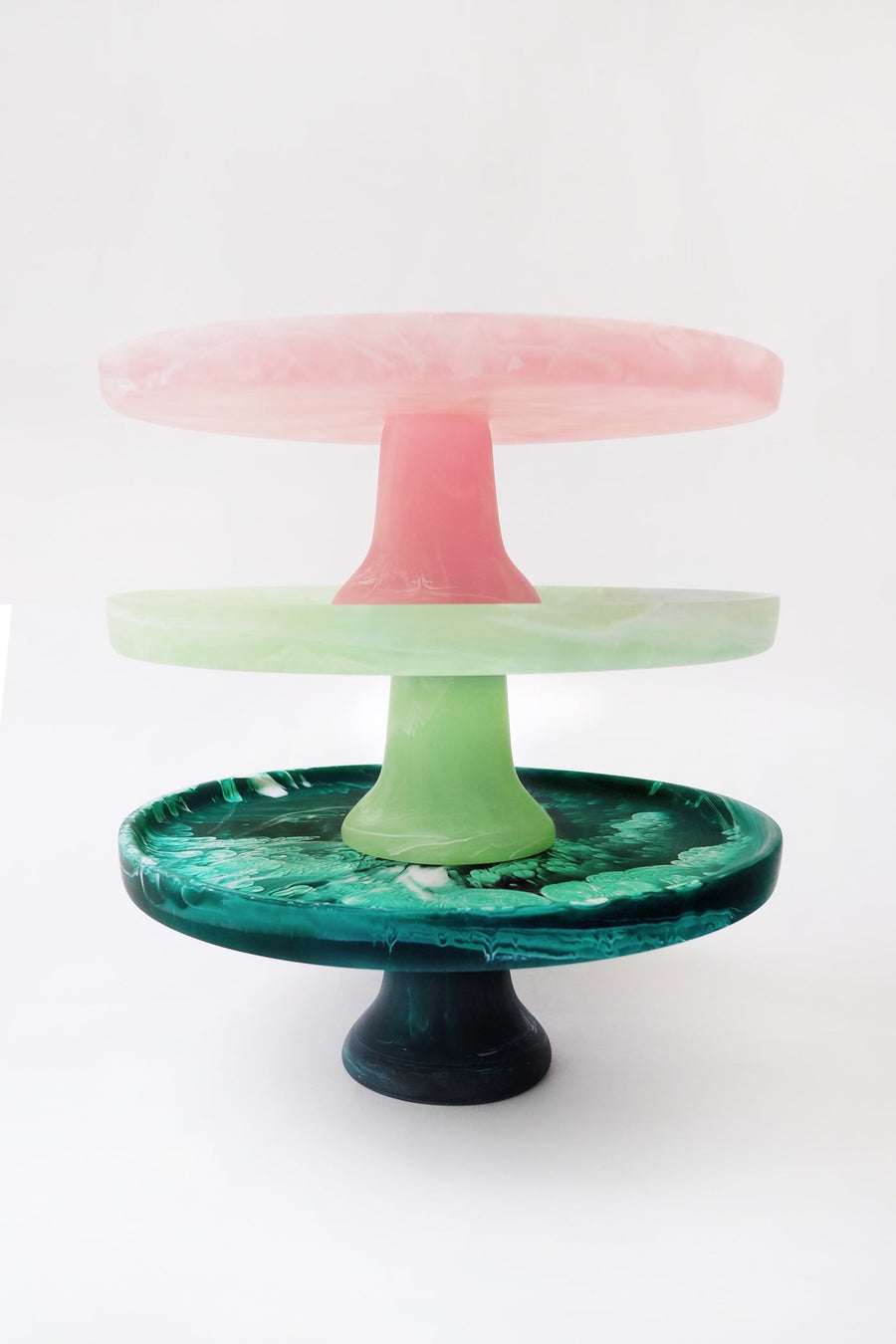 Pink Footed Cake Stand