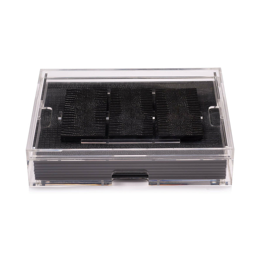 Grand_Matbox_Clear_Python_Black_open_tray