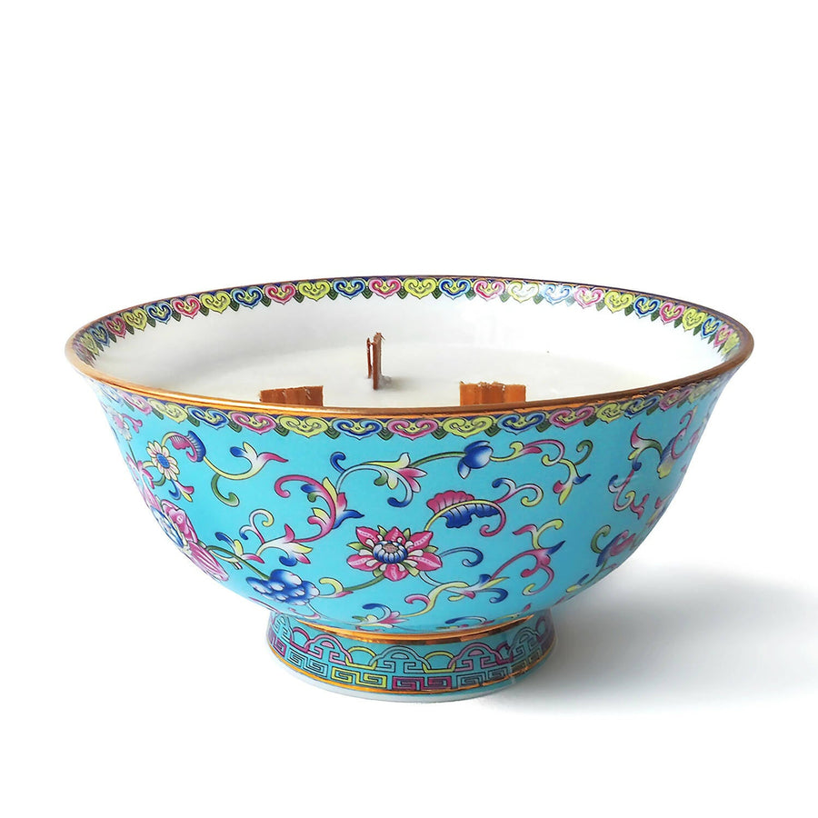 Soul Bowl Teal Candle