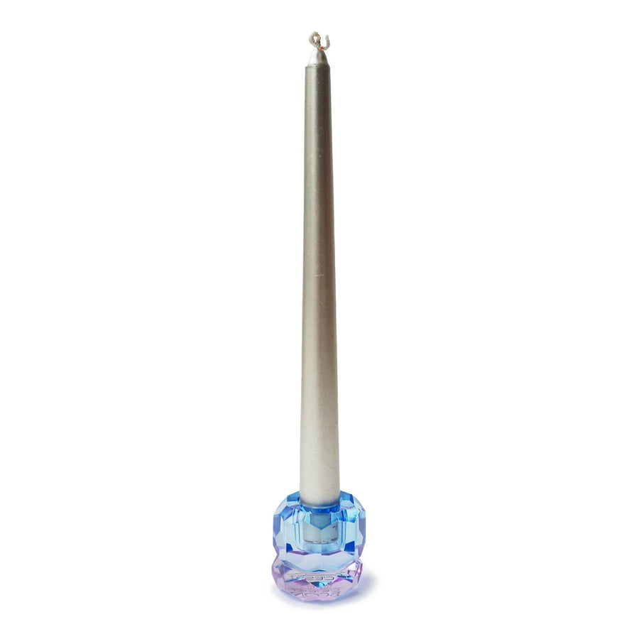 Cobalt Crystal Candle Holder (Small)