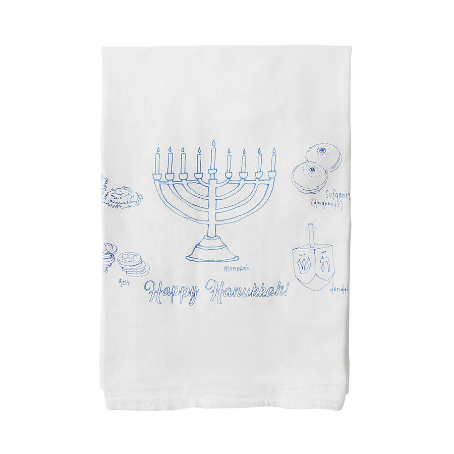 Hanukkah Kitchen Towel