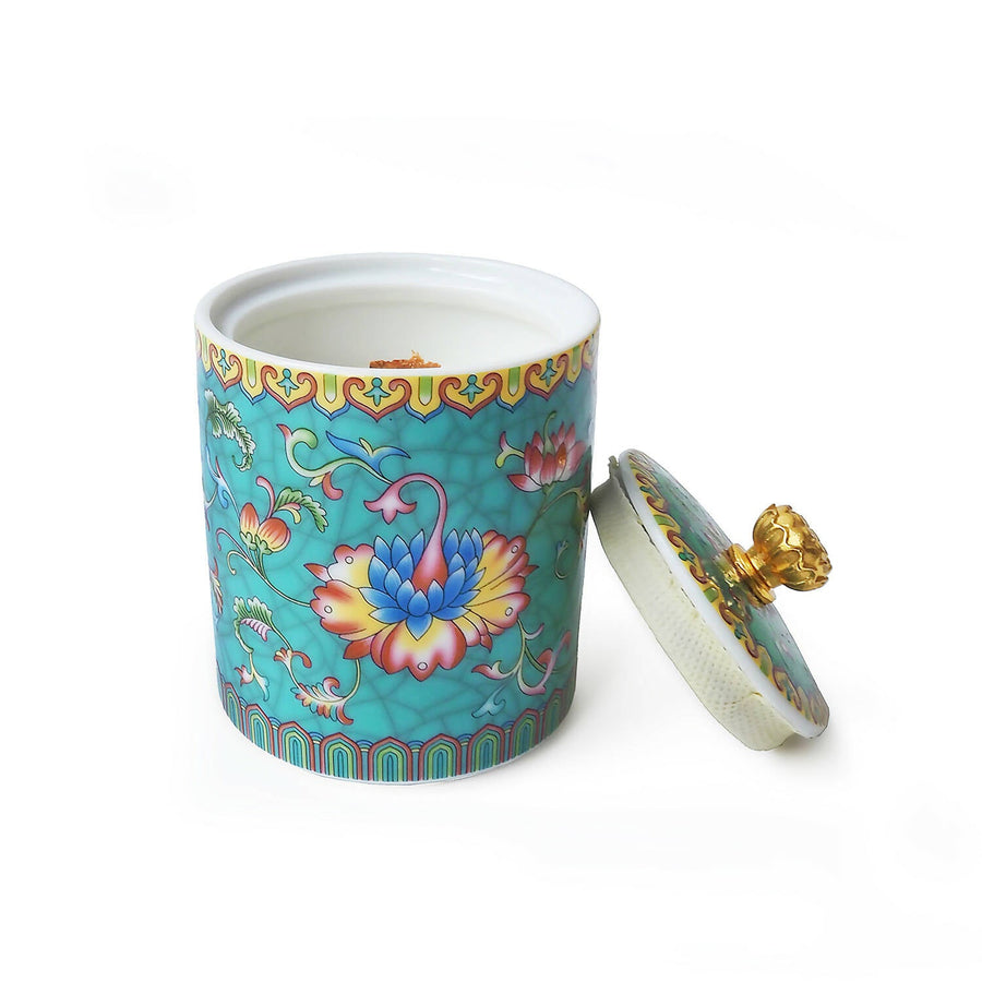 Teal Cannister Candle