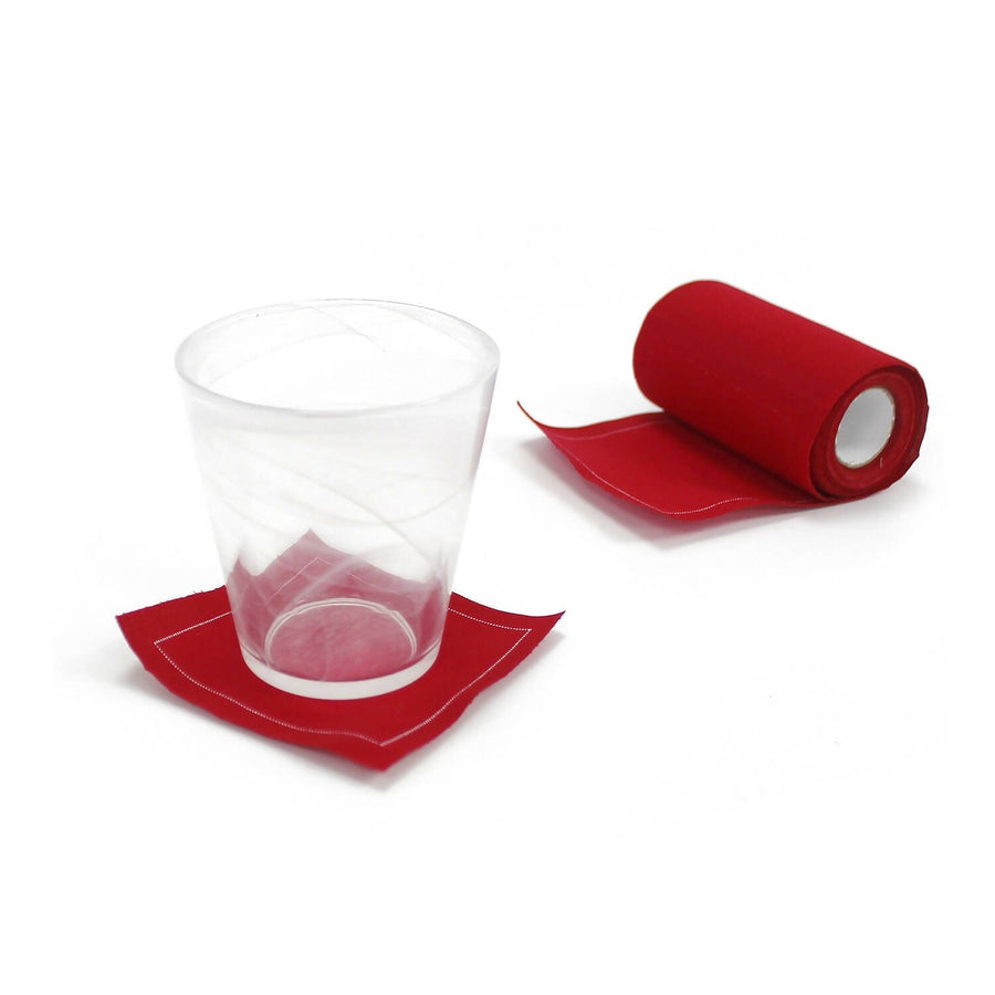 Red Cocktail Napkins