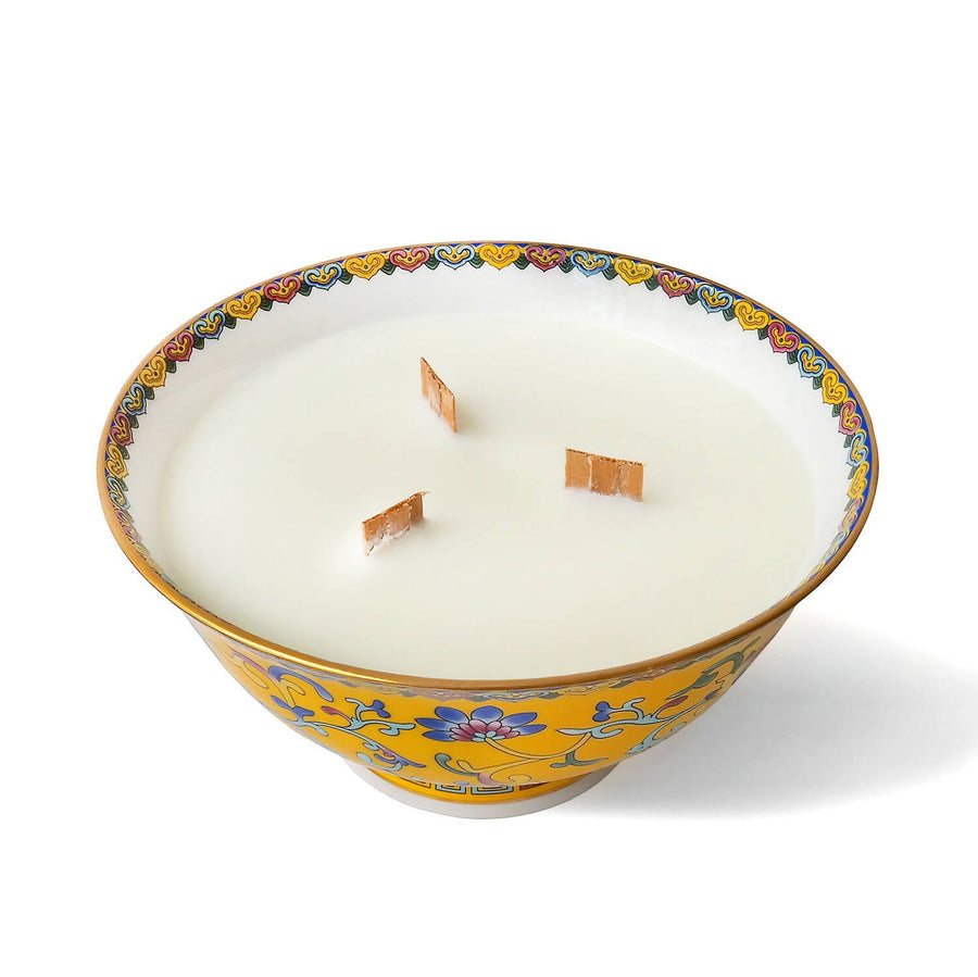 Soul Bowl Yellow Candle