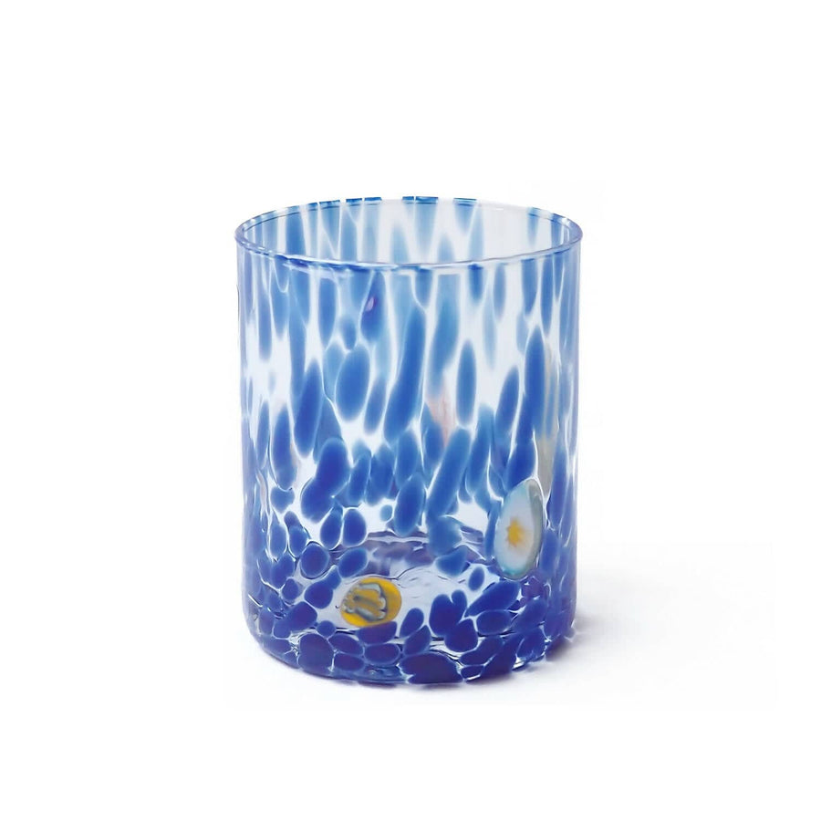 Blue Murano Glass Tambler Set