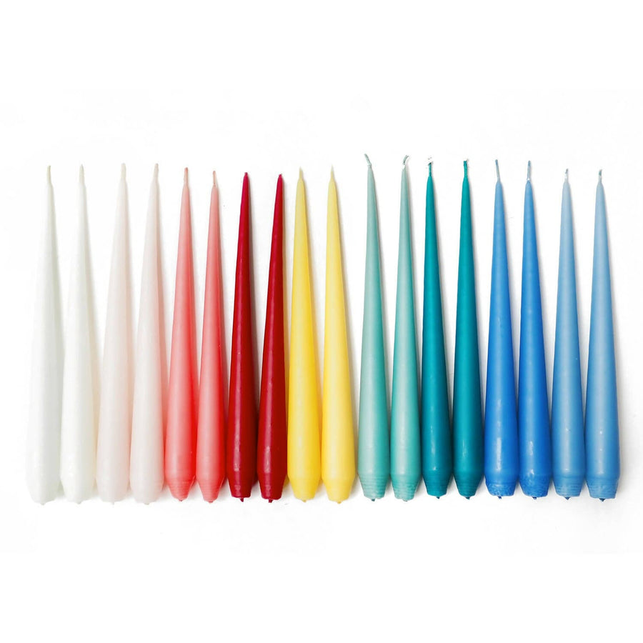 Moon Blue Taper Candles