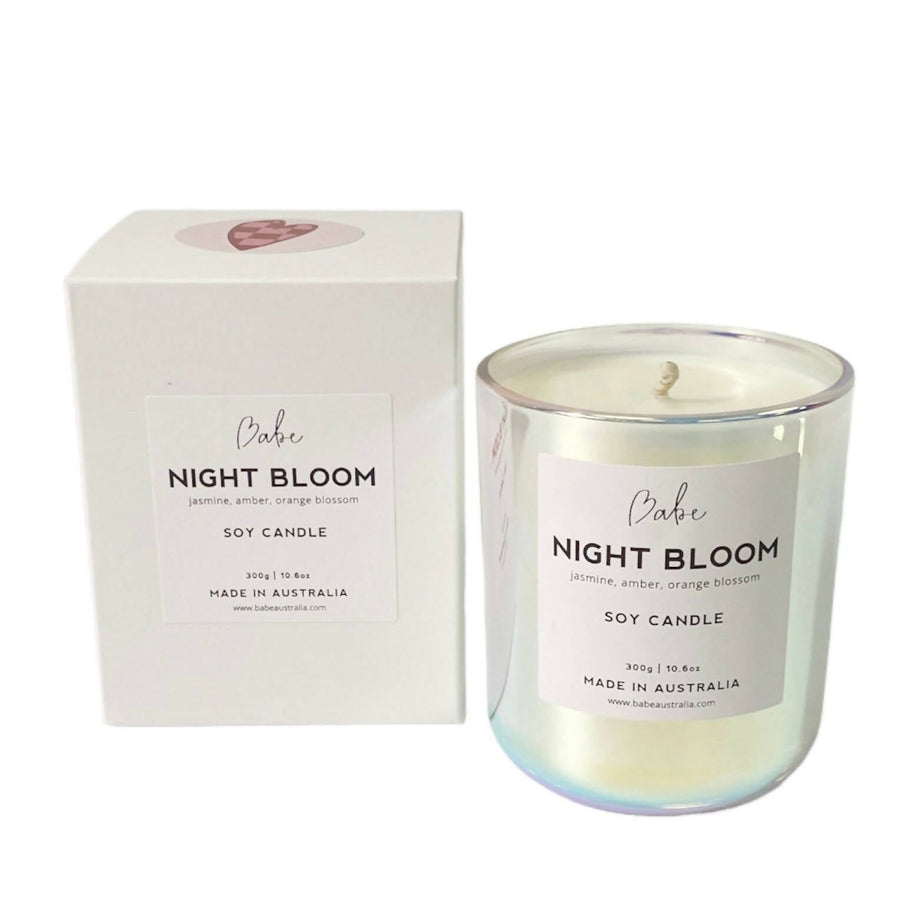 Night Bloom Iridescent Luxury Soy Candle