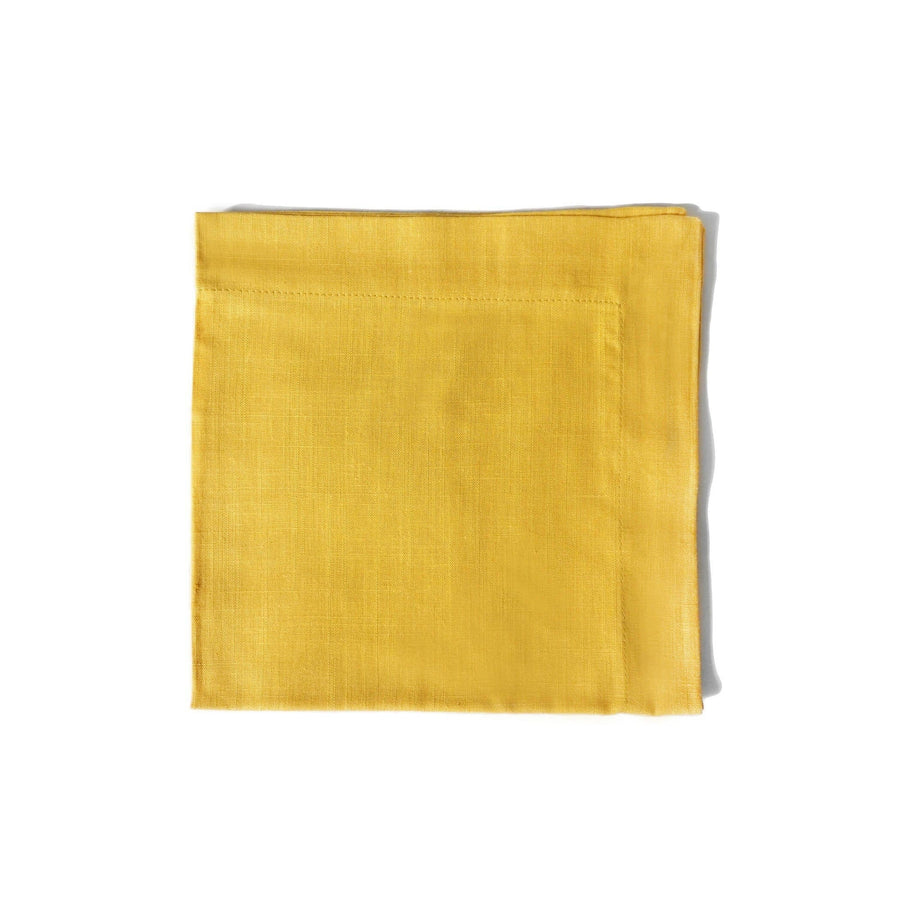 Yellow Linen Cotton Napkins
