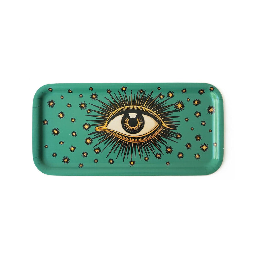 Evil Eye Green Tray