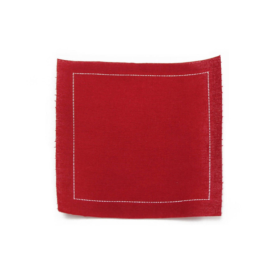 Red Cocktail Napkins