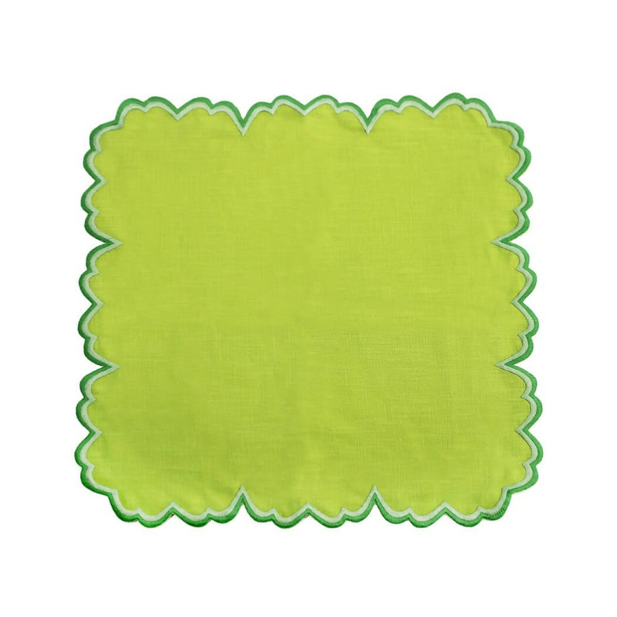 Bright Green Izzy Ombre Napkins (Set of 4)
