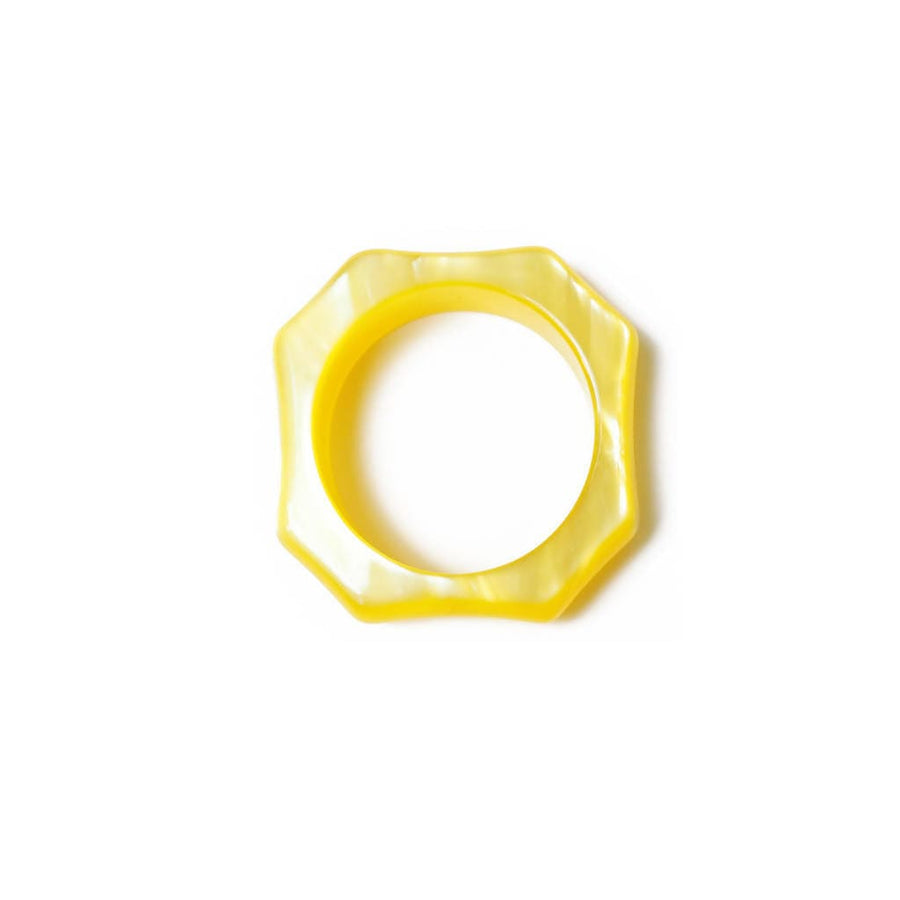 Yellow Acrylic Napkin Rings