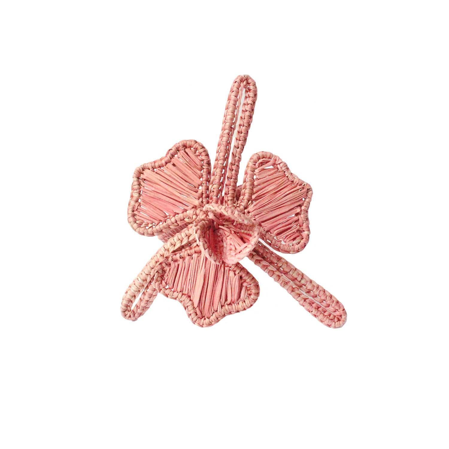 Pink Orchid Napkin Rings (Set of 4)
