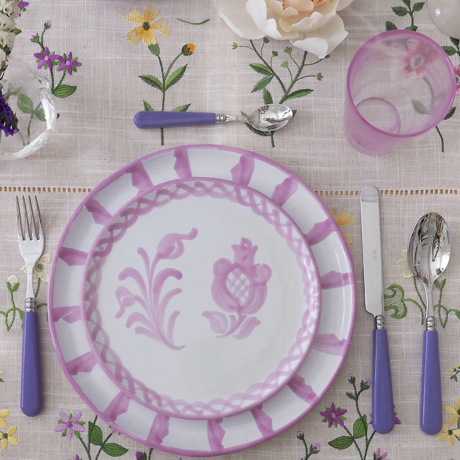 Lavender Flower Starter Plates (Set of 4)
