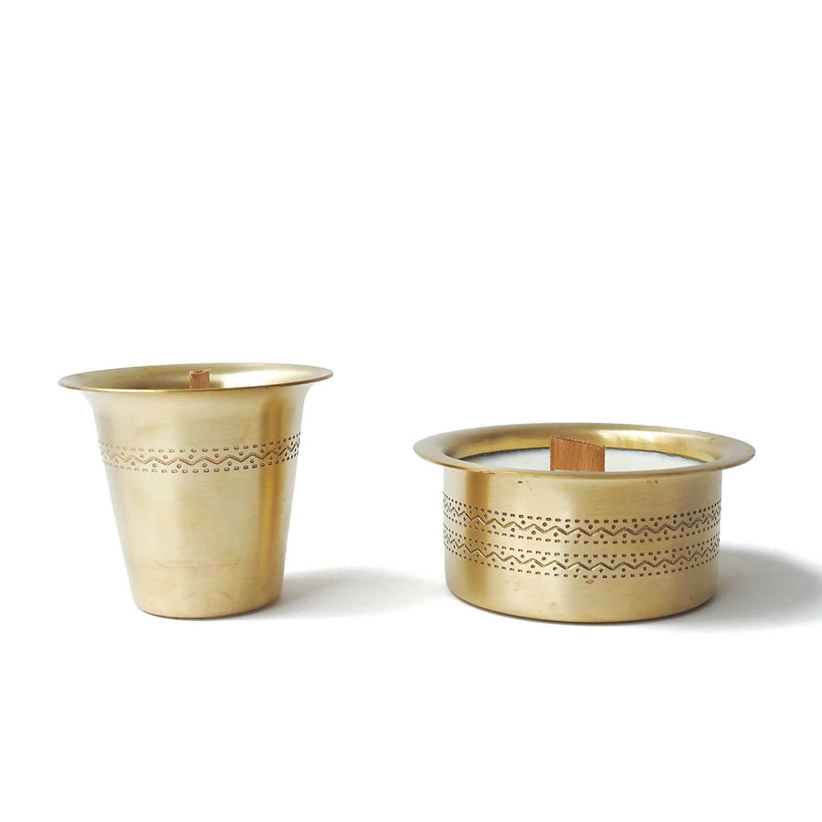 Brass Cup Candle