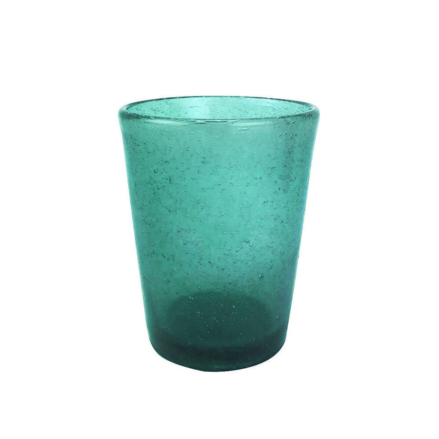Teal Green Water Glasses (Set of 6)
