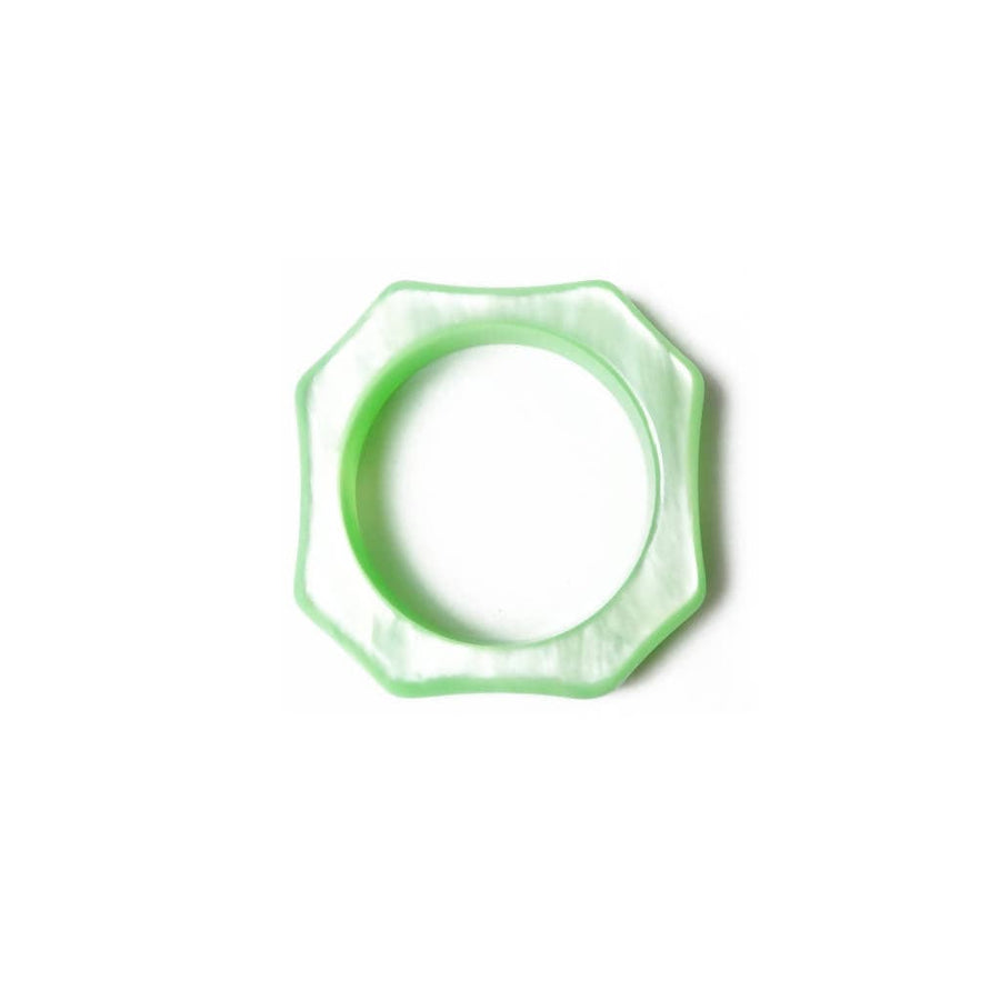 Green Acrylic Napkin Rings