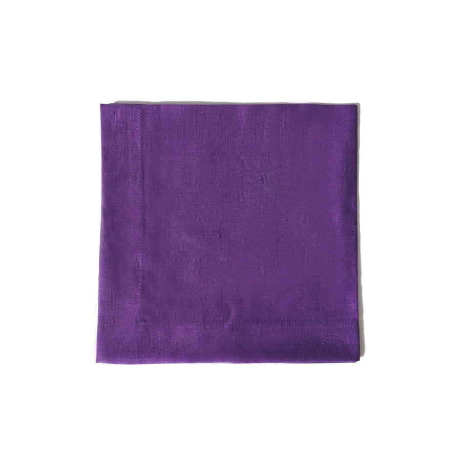 Purple Linen Cotton Napkins