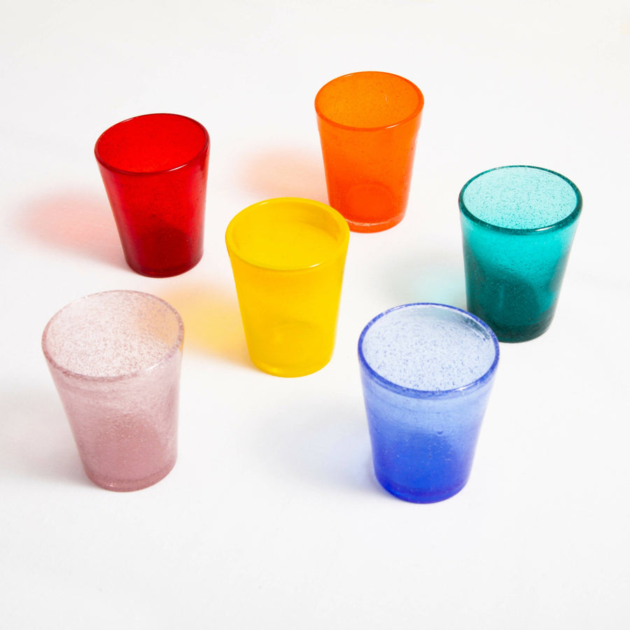 Yellow Water Glasses (Set of 6)