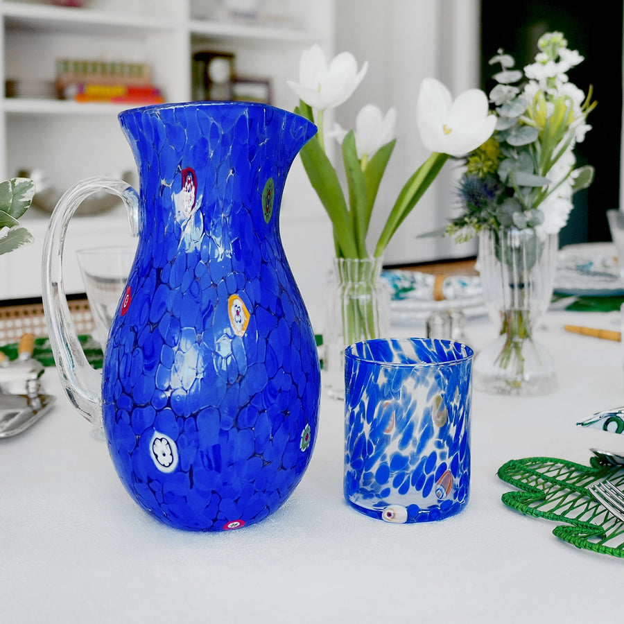 Blue Murano Glass Carafe