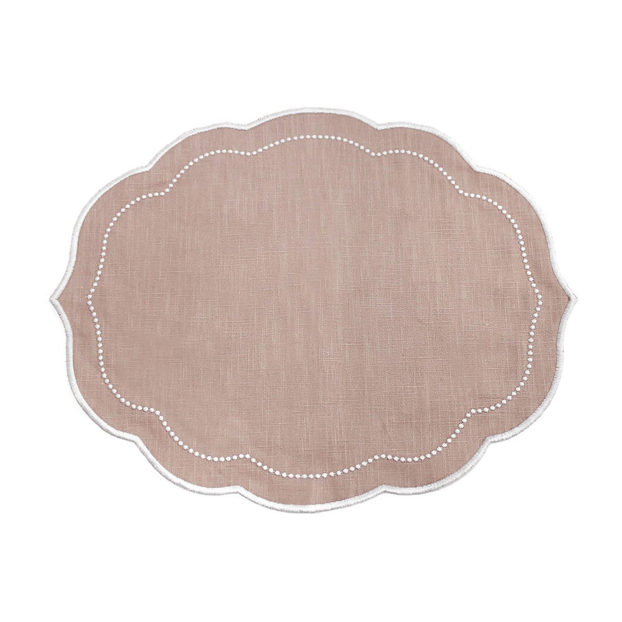 Dusty Rose Pearl Placemats (Set of 4)