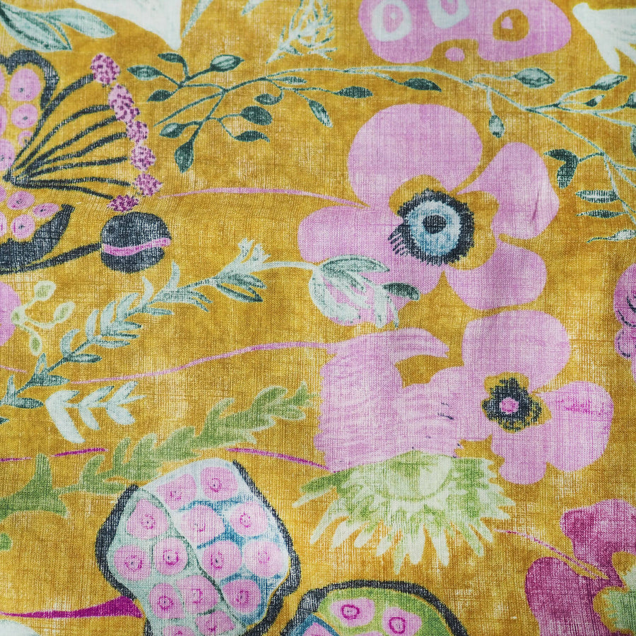 Yellow Lotus Tablecloth
