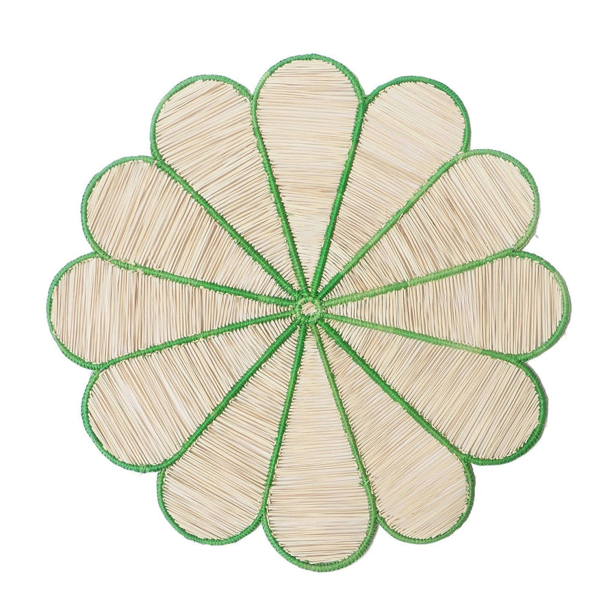 Green Flores Placemats (Set of 4)