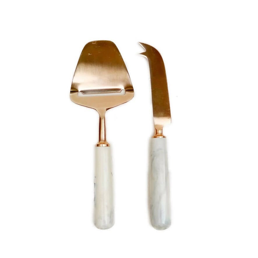 Marble Handle Cheese Serving Set