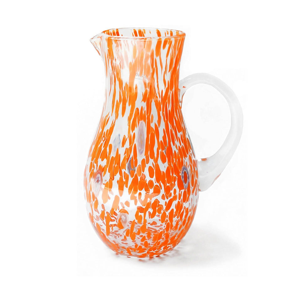 Orange Murano Glass Carafe